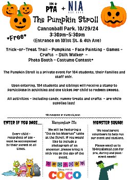 Pumpkin Stroll Info